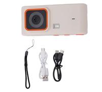 ZASCHMOY Retro Digital Camera 12MP 1080P, 16X Zoom Vintage CCD Camera with Anti Shake, Compact Portable for Beginners Students, White