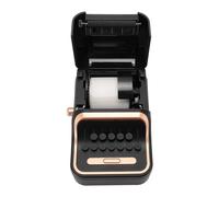 ZASCHMOY Retro Thermal Label Printer with 5.0 Connectivity, Portable Inkless Label Maker, 1000mAh Battery, 30-52mm Compatibility, Vintage Design