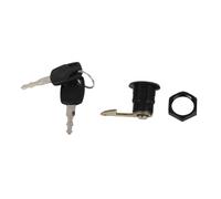ZASCHMOY Scooter Fitting Tail Lock Aluminum Plastic Universal Lock for Electric Motorcycles Storage Trunk (A Long Hook)