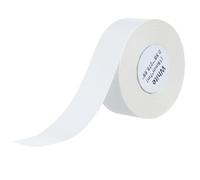 ZASCHMOY Self Adhesive Continuous Thermal Label Roll Thermal Label Paper Tape Tear Resistant for MARKLIFE P11/P12/P15 Deli Q2/Q3 with 15mm X 7m Pink White Blue Optional (White)