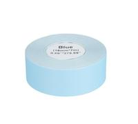 ZASCHMOY Self Adhesive Continuous Thermal Label Roll Thermal Label Paper Tape Tear Resistant for MARKLIFE P11/P12/P15 Deli Q2/Q3 with 15mm X 7m Pink White Blue Optional (Blue)