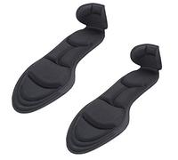 ZASCHMOY Shoe Insoles with Heel Pads Breathable Soft Inserts for Women Comfort Replacement Relieve Foot Pain Plantar Fasciitis Black 25 X 8.8cm (1)