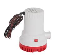 ZASCHMOY Silent Bilge Pump 2000 GPH Submersible DC Micro Drain Pump for Pond Pool Marine RV - 12V Water with Resistant Plastic (24V)