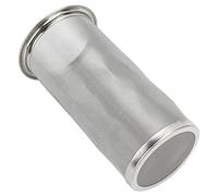 ZASCHMOY Stainless Steel Cold Brew Coffee Filter & Cylindrical Mesh Filter 8x21cm - Reusable Coffee Maker with White Gasket for Iced & Tea Brewing (8 * 15cm)