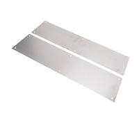 ZASCHMOY Stainless Steel Door Plate - 1 Pair for Interior & Exterior Use, Decorative & Protective Door Bottom Plate, Easy Installation, Durable & Stylish Design