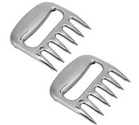 ZASCHMOY Stainless Steel Meat Divider - Bear Claw Shaped Turkey Cutter - Durable BBQ Grill Tool with Ergonomic Grip - Easy to Splitter for Family Dinner and Cookouts