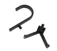 ZASCHMOY Storage Shed Hook 2pcs Set - J & A Hook for BMS7702 BMS8100 CMXRSSC7750 CMXRSSC6250 - Durable ABS Material for Efficient Organization