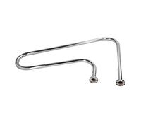 ZASCHMOY Swimming Pool Handrail Stainless Steel 304 Pool Stair Rail Curved Handle Safety Support for Private & Public Pools - Easy Installation (ST001)