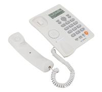 ZASCHMOY The KX-T885CID Cordless Phone Supports Caller ID and Hands-free Calling, Suitable for Home, Office, and Hotel use. (White)