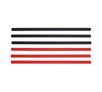 ZASCHMOY This Wall-mounted Coffee Capsule Organizer Is Suitable for Various Shapes of Coffee Capsules, Saving space. It's Made of PVC and Comes in 3 White and 3 Red compartments. ( Black + Red)