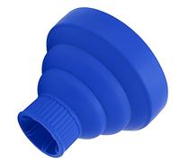 ZASCHMOY Universal Collapsible Hair Dryer Diffuser, Dense Air Outlet for Even Heat Distribution with Soft Silicone, for Hair Dryer 4 5cm 1.6 2in (Blue)