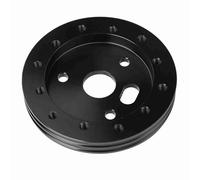 ZASCHMOY Universal Steering Wheel to Grant 3 Hole 0.5in Hub Spacer Pad for 6 Hole Adapter (Black)