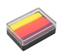 ZASCHMOY Water Based Face Body Paint, Split Cake 30g Vibrant Colors Washable, with Brush for Halloween Christmas Cosplay Party (25)