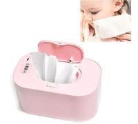 ZASCHMOY Wet Wipes Dispenser Heater - Top Heating Lock Moisture Baby Wipe Warmer, Large Capacity for Baby Wet Wipes, White Color (Temperature Adjustable)