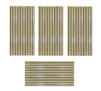 ZASCHMOY Wood Panels Wall Slat Acoustic Soundproof 3D Fluted Panel Elegant Slatted Pattern Noise Reducing Interior Wall Decor for Home Theaters Studios 50 MDF 45 PET 5 Eucalyptus