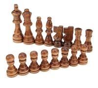 ZASCHMOY Wooden Chess Set Without Board, an Educational Toy Perfect for Parent-child Interaction, and an for Children Aged 3 and up.