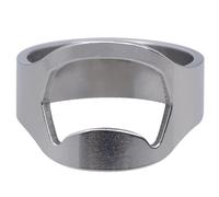 Zasdvn Bottle Opener Ring for Men - Beer Bottle Opener - Fashion Jewelry Beer Opener Ring, Beer Bar Tool, Stainless Steel Ring Can Opener for Men Women