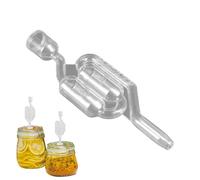 Zasdvn Brewing Airlock - Transparent Bubble Airlock for Fermenting - Airtight Equipment Tool Jar for Making Sauerkraut Pickling Cider Homemade Homebrew Wine