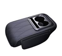 Zasdvn Car Armrest Box - Car Arm Rest Cushion with Cup Holders - Leather Tissue Holder Vehicle Accessories for SUV Sedan RV Truck Auto Travel Commuting Road Trip Women Men