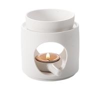 Zasdvn Ceramic tea light Candle Holder, Wax Melt Burners, basic Oil Burner, Ceramic Oil Diffuser, Ceramic Oil Burners Wax Melt Holder, Reusable Candle tea light Holder, Diffuser