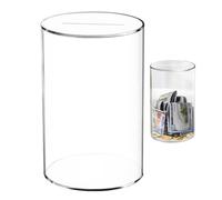 Zasdvn Clear Piggy Bank, Acrylic Money Saving Box, Clear Round Money Box, Break To Open Acrylic Money Box Piggy Bank, Transparent Round Acrylic Piggy Bank, Round Transparent Large Unopenable Money Box