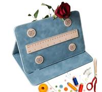 Zasdvn Crochet Knitting Pattern Holder | Crochet Pattern Chart Keeper, Fold-Up Style Knitting Chart Holder, Easy to Fix, Foldable Magnetic Pattern Holder Crochet Knitting Pattern Display Stand