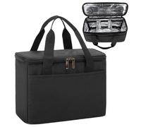 Zasdvn Delivery Drink Holder - 3-Cups Insulated Delivery Tote with Adjustable Dividers - Portable Drink Carrier - for Coffee Car Travel Outdoor Sports Picnic Party Commute Office Beach