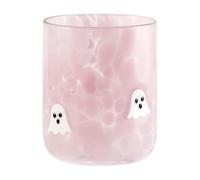 Zasdvn Halloween Icon Juice Glasses, 530ml Icon Stemless Drinking Glasses, Cute Pumpkin, Ghost, Bat Halloween Drinking Cups for Themed Event Fall Gathering Bar Cocktail Wine Tasting