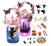 Zasdvn Kids Lanterns for Girl | Garden Decorations Art Project Ornaments | Activity Art Project with Remote Control for Garden Decor Girls 6 Years + Christmas Birthday School Party