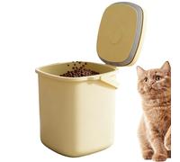 Zasdvn Pet Food Storage - 10L Airtight Case | Dust-proof Vacuum Animal Food Storage Containers | for Cereal Flour Soybean Kitchen Pantry Home Garage Barn