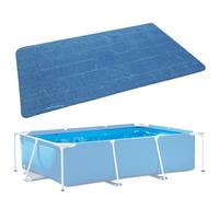 Zasdvn Swimming Pool Cover, 6/8Ft Round Pool Cover, Solar Covers For Frame Rectangular, Solar Pools Covers Protector Wire Tension Rope, Waterproof Dustproof For Swimming Pool, Trampolines