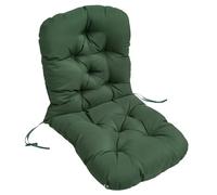 ZASEZOD Swivel Rocker Chair Cushion, Large Rocking Chair Pads with Ties, Cushion High Back Washable UV-Resistant Replacement Seat for Indoor Outdoor Wooden Wicker Recliner(A11,120 x 60 cm)