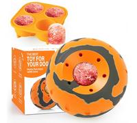 Zasiztrust Dog Toys to Keep Them Busy, Dog Frozen Treat Toy, Small Dogs Large Dogs Medium Dogs Enrichment Treat Dispensing Chew Toys, Interactive Funny Relief Anxiety Slow Food Rubber Balls