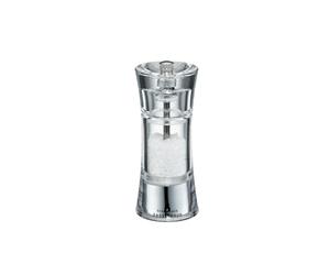 ZASS4|#Zassenhaus Aachen Plastic Acrylic Salt Mill, Acrylic, 5.7x5.7x14 cm | Acrylic spice mill for salt, pepper and herbs, infinitely adjustable, 25 year guarantee on the grinder