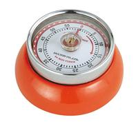 Zassenhaus 60 Minute Kitchen Timer, Steel, Orange, 2.75-Inch