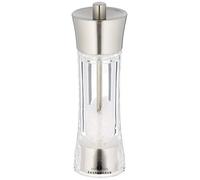 Zassenhaus Aachen Salt Mill, Stainless Steel/Acrylic, Silver/Transparent, 9 x 12 x 16 cm