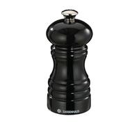 Zassenhaus Berlin Pepper Mill Lacquered Beechwood Gloss Black Finish 12 cm