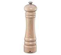 Zassenhaus "Berlin Pepper Mill, Wood, Nature Brown, 9 x 12 x 16 cm | Spice mill made of beech wood, for pepper and dried herbs, handy, 25 year guarantee on grinder