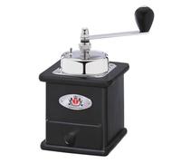 Zassenhaus Brasilia Black Coffee Mill/Grinder, Black Beech | Lap mill made of black beech, continuous grinding setting, hardened special steel grinder, 12.5 × 12 × 20 cm