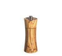 Zassenhaus Frankfurt 022414 Salt Mill Olive Wood Grinder Made in Germany Height 14 cm Diameter 5.4 cm High Performance Ceramic