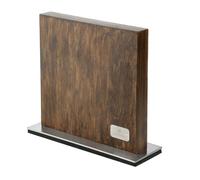 Zassenhaus KP0000078091 Magnet-Messerblock Knife Block, Stainless Steel Ash Wood, Brown