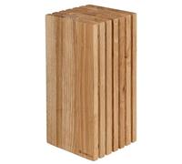 Zassenhaus Oak Knife Block 13 x 13 x 26 cm