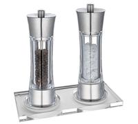 Zassenhaus Pepper + Salt Mill 7.0-inch with Stand
