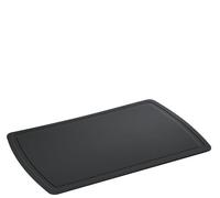 Zassenhaus Premium Line Cutting Mat, Polyurethane, Black, 42 x 27.5 cm, Flexible, Dimensionally Stable, Temperature Resistant up to 150 °C, Robust for Any Kitchen Work, Dishwasher Safe and
