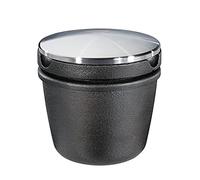 Zassenhaus Spice Grater, Mortar cast Iron with Practical Storage Compartment, Stainless Steel lid