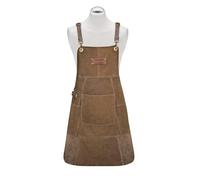 Zassenhaus Texas Suede Leather Apron for Outdoor Grilling and BBQ