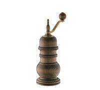 Zassenhaus ZASS4|# Speyer Antique Pepper Mill, Dark Wood, 6x6x18.5 cm