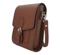 Zatchels Handmade Leather Festival Phone Bag - Chestnut