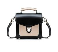 Zatchels Handmade Leather Sugarcube Handbag - Cafe Noir - Plus