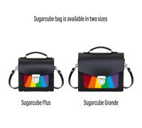 Zatchels Handmade Leather Sugarcube Handbag - Pride - Grande